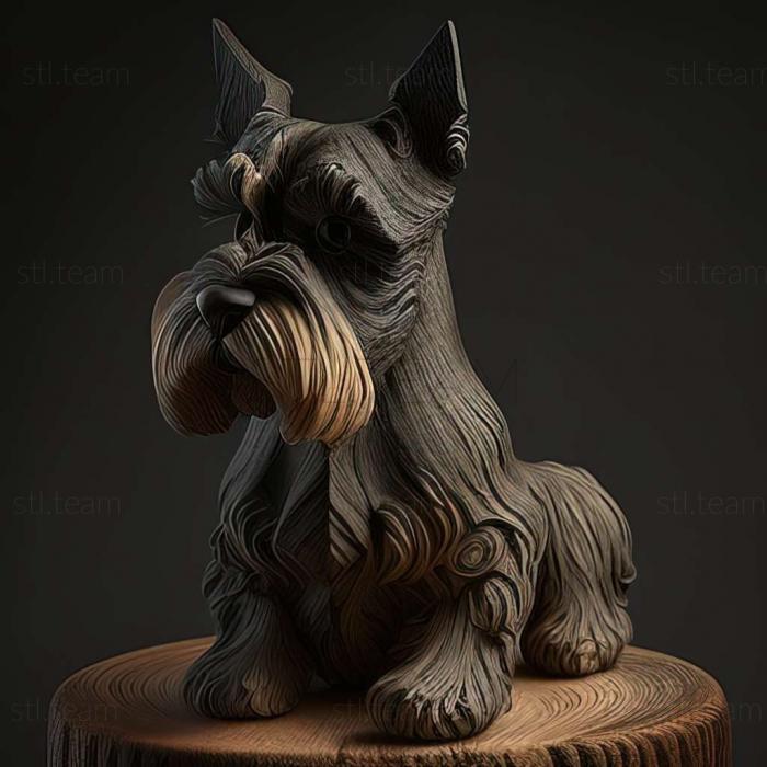 Zwergschnauzer dog